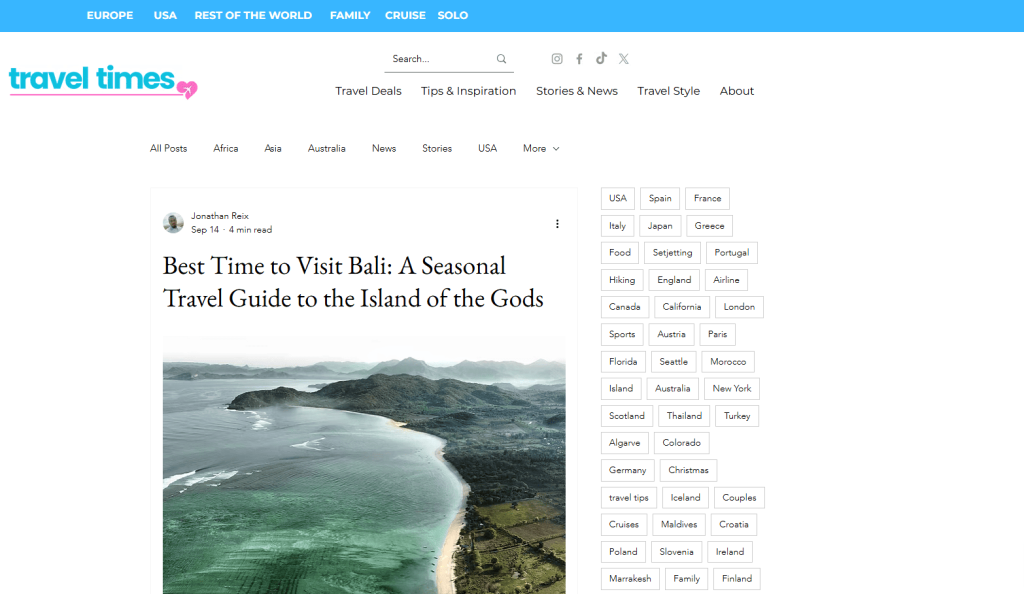 Best time to visit Bali