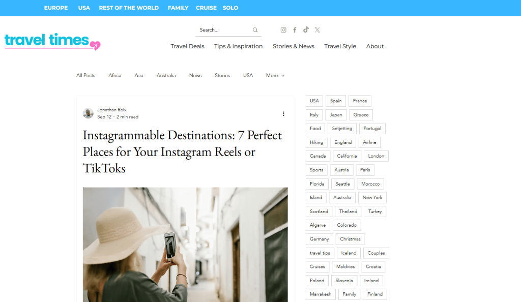 Instagrammable Destinations